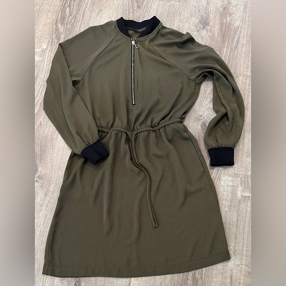 ππArmy Green Cinched Dynamite Dress - Size Small ππ - Picture 8 of 11